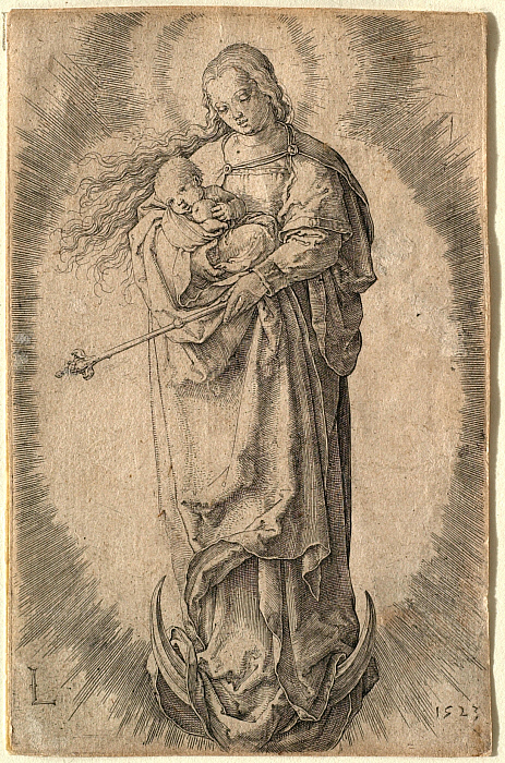 Virgin on a Crescent with a Sceptre