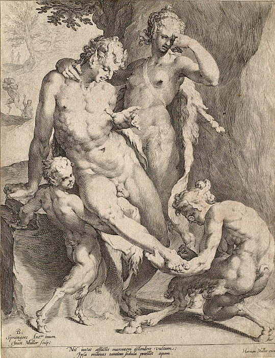 A Satyr Pulling a Thorn out of the Foot of a Faun