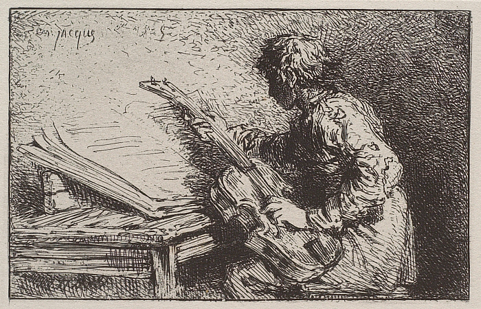 A Young Man with a Violin