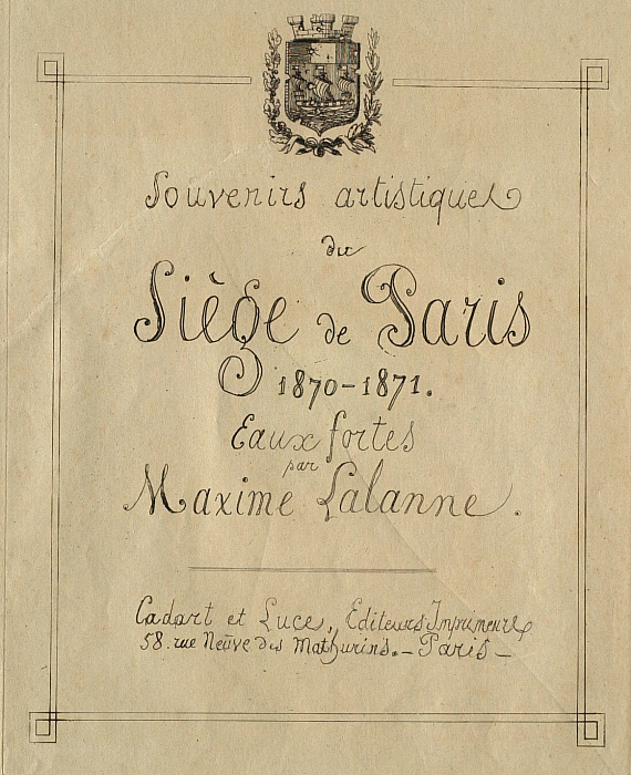 The Siege of Paris: 11 prints Slider Image 1