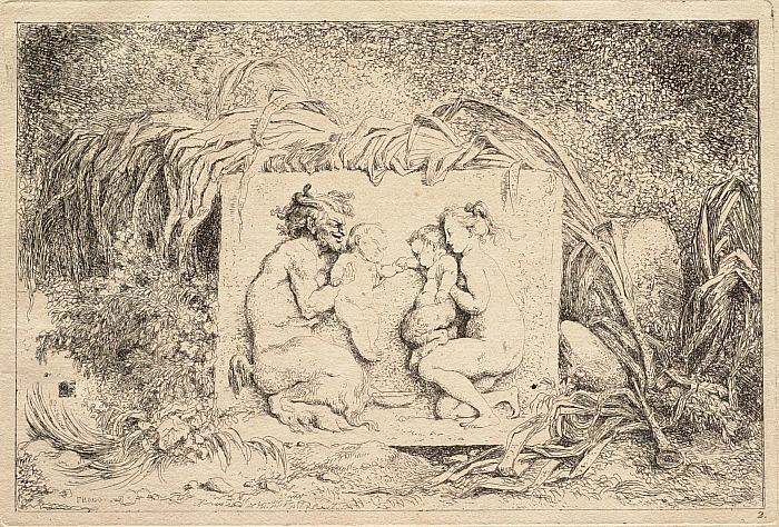 The Satyr Family, or Presentation of the Young Satyrs (La Famille du Satyr ou La Presentation des Jeunes Satyres)
