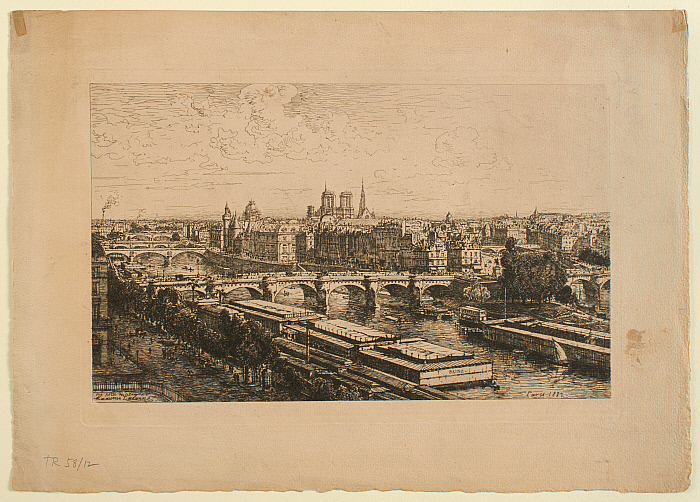 View of Paris from the Louvre