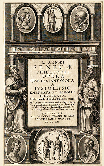 Frontispiece for Seneca, Philosophical Works