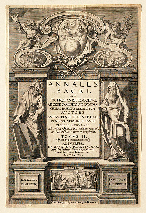 Frontispiece for Torniellus, Sacred Annals, Antwerp