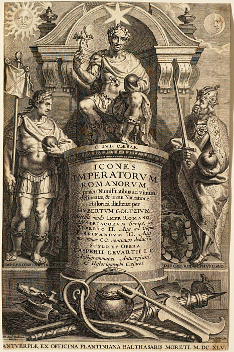 Frontispiece for Goltzius, Images of the Roman Emperors
