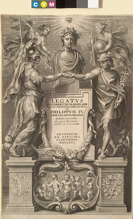 Frontispiece for Frederick de Marselaer, Legatus, Antwerp