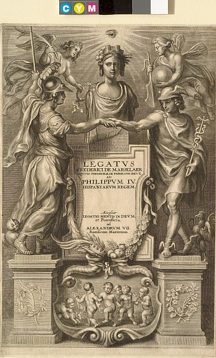 Frontispiece for Frederick de Marselaer, Legatus, Antwerp