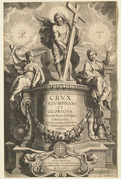 Frontispiece for Jacob Bosio, Crux Triumphans et Gloriosa, Antwerp, 1617