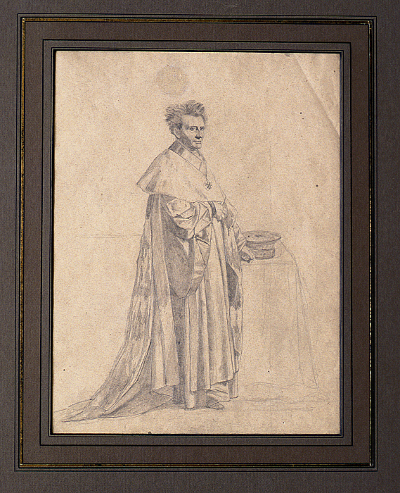 Study for a Portrait of Jacques-André Mesnard, Presiding Magistrate of the Cour de Cassation (1792-1858)