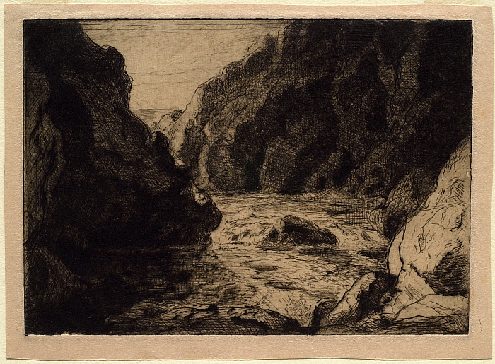 A Cove with Rocky Cliffs