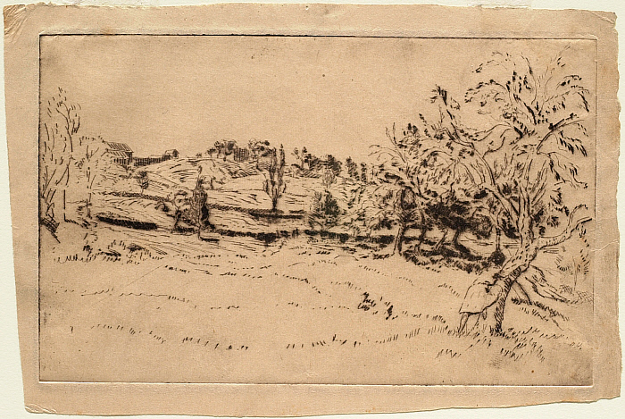 Landscape with a Girl Climbing a Tree