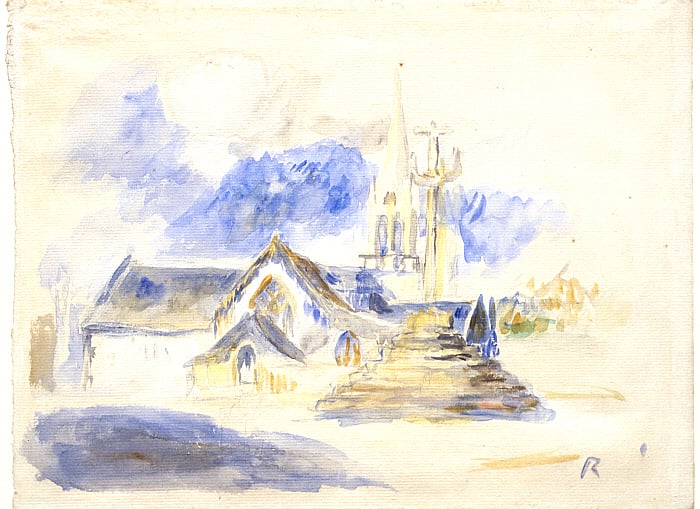 The Calvaire and the Church of Nizon, Close to Pont-Aven