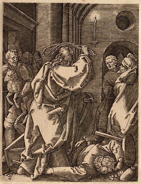 The Small Passion: Christ Driving the Merchants from the Temple