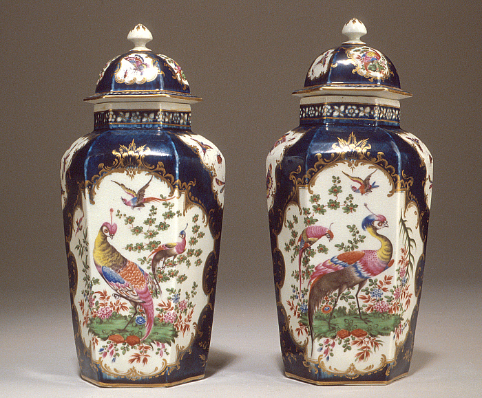 Pair of Vases and Covers