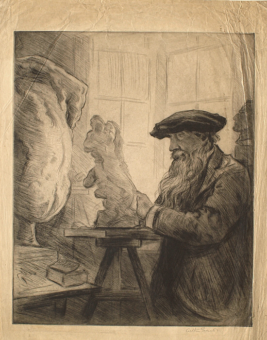 Auguste Rodin at Work