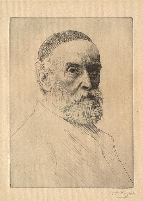 Portrait of the painter G. F. Watts (1817-1904)