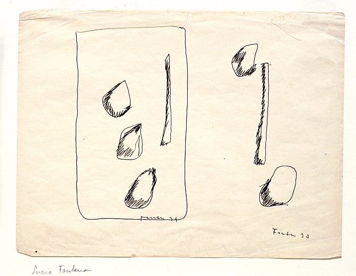 Two Sketches—Stones and Sticks