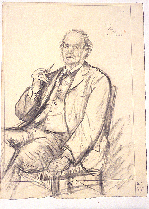 A. L. Smith Seated with Pipe in Right Hand