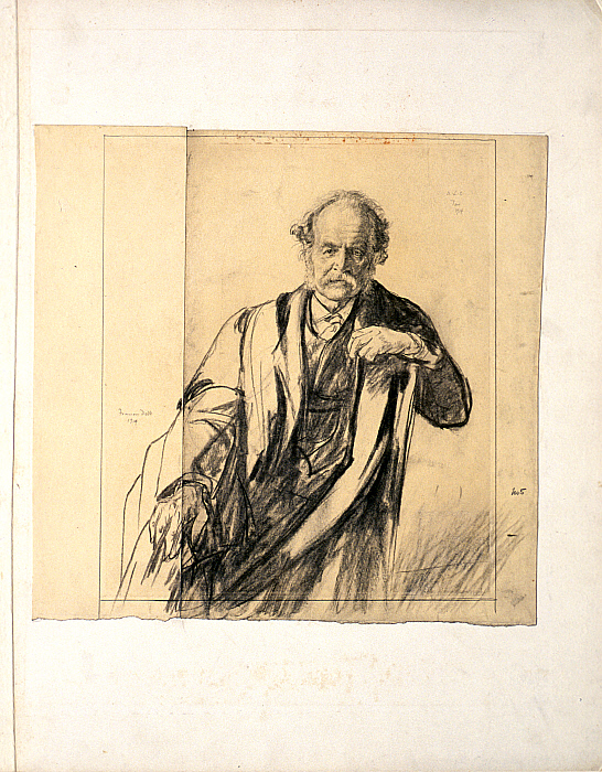 A. L. Smith Seated, Wearing Academic Robe