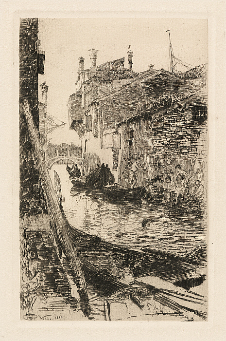 Scene along a Venetian Canal Slider Image 1