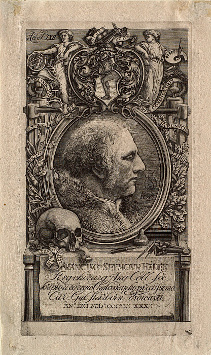 Bookplate for Sir Francis Seymour Haden 1818-1910