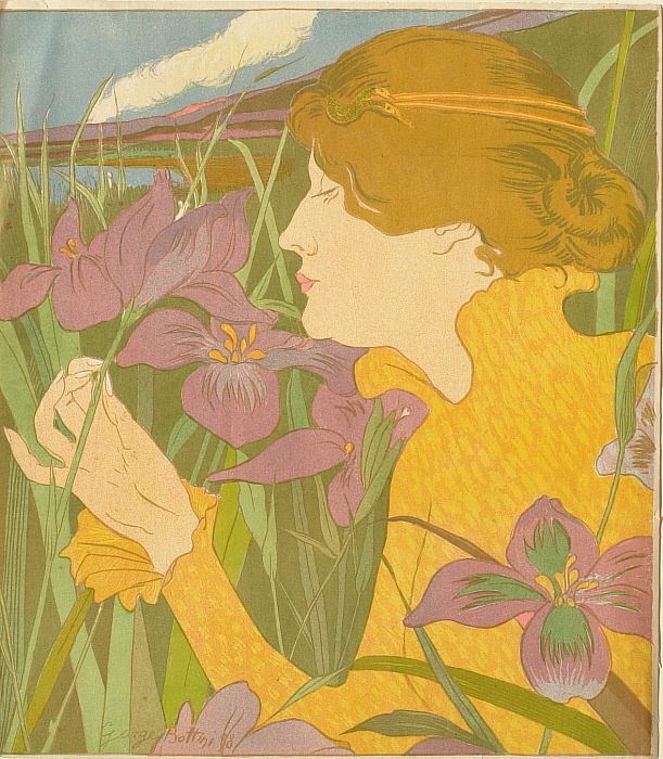 The Woman with the Irises