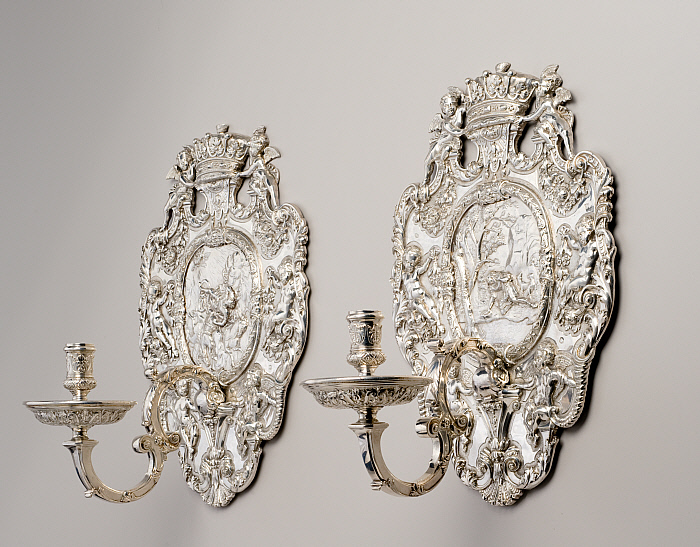 Pair of Wall Sconces Slider Image 1