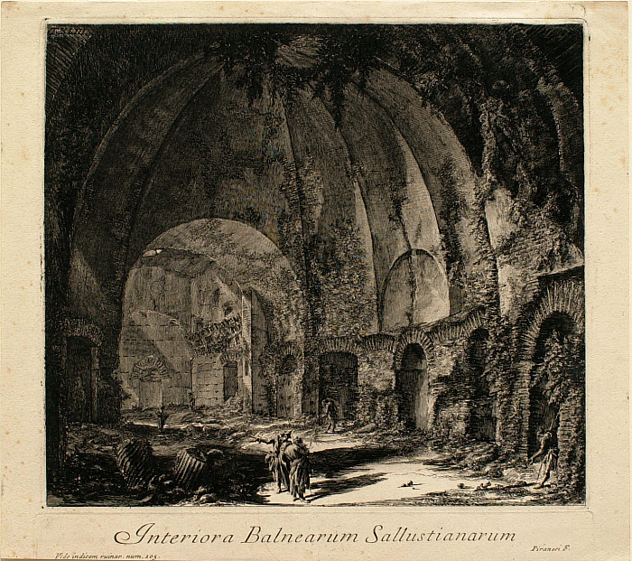 Interior of the Baths of Sallustius