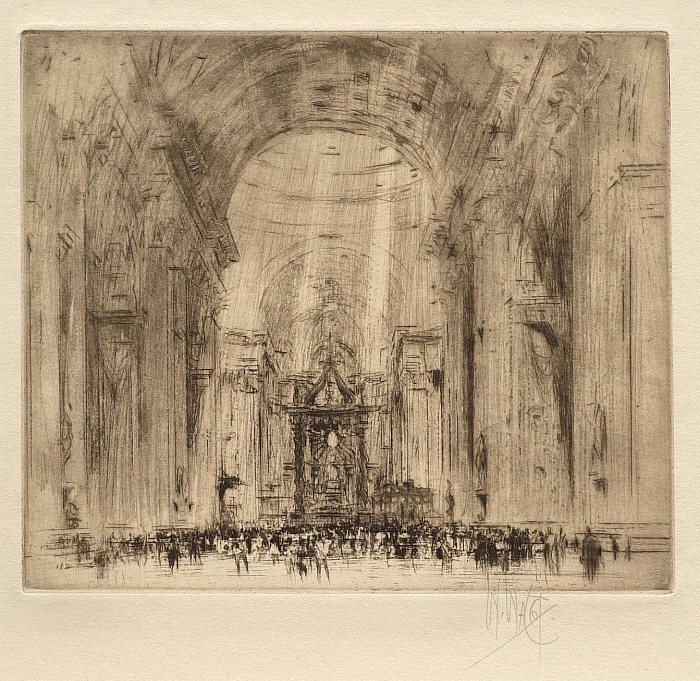 The Interior of St. Peter's, Rome