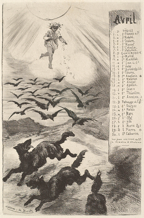 Almanach 1866: April