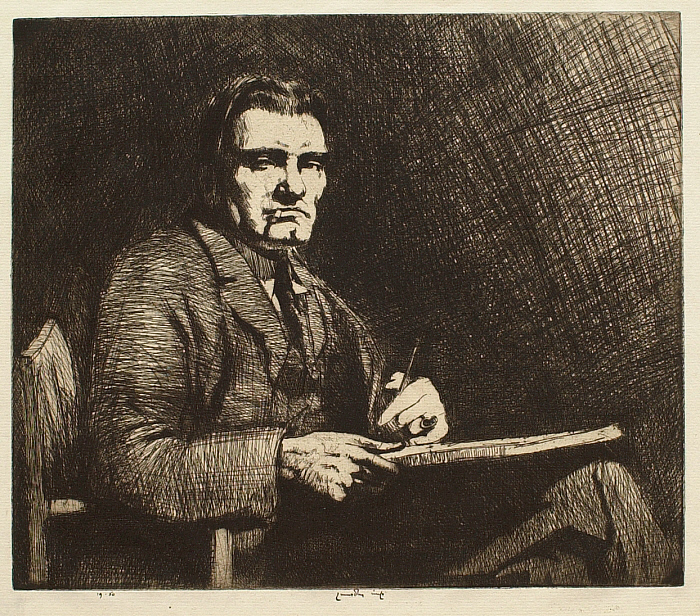 Portrait of James McBey