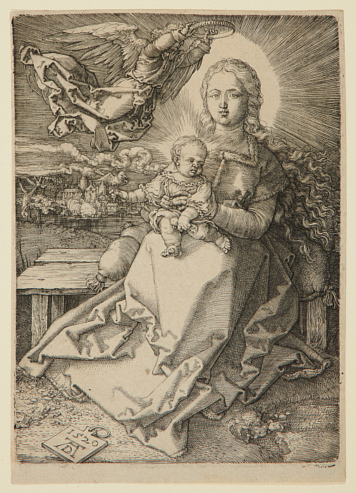 Madonna Crowned by an Angel