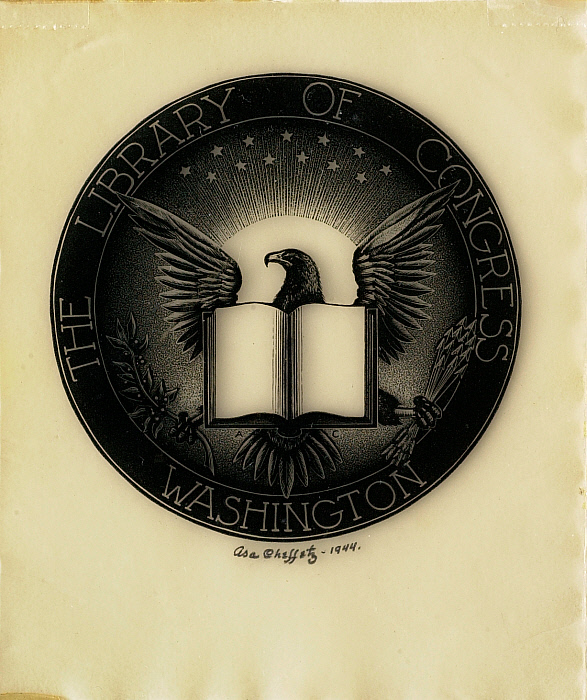 Design for the Library of Congress Book Plate