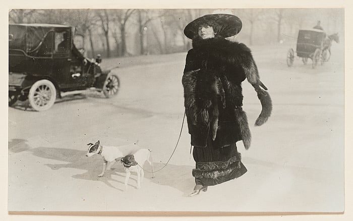 Avenue du Bois de Boulogne, Paris, January 1911