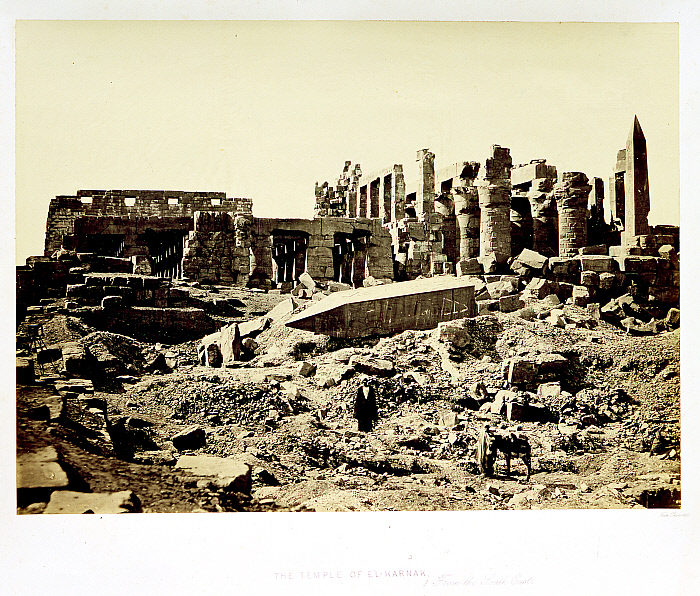 The Temple of El-Karnak, from the southeast