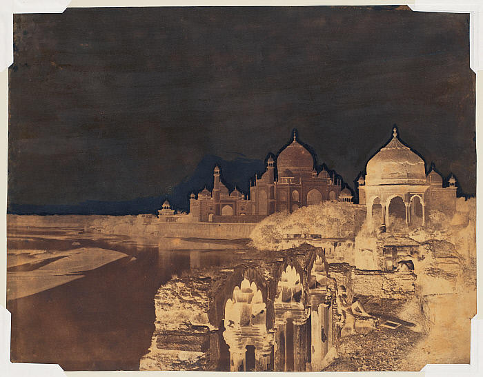 Taj Mahal from the East with Dr John Murray Seated in the Foreground