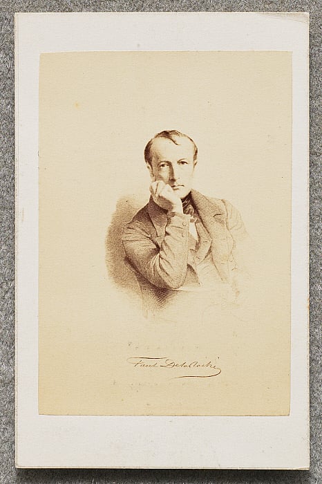 Portrait de Paul Delaroche, Carte-de-Visite