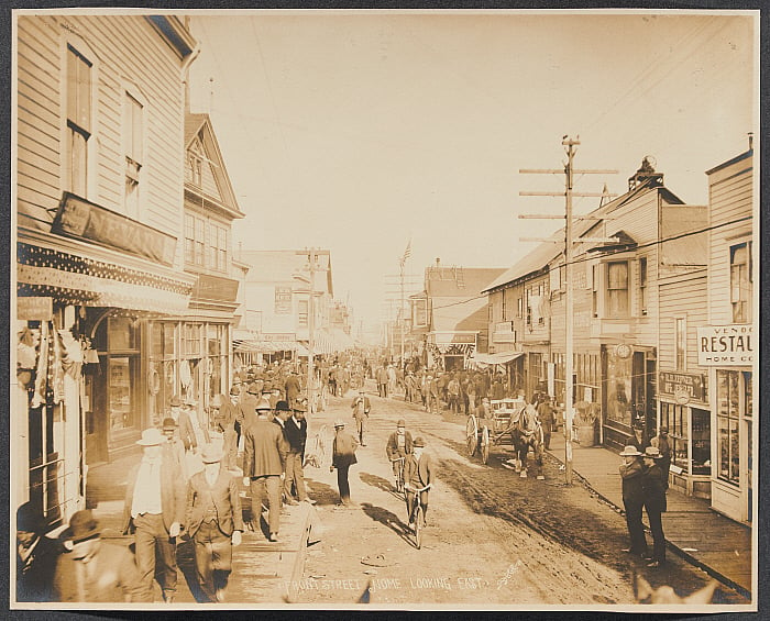 Front Street Nome Looking East