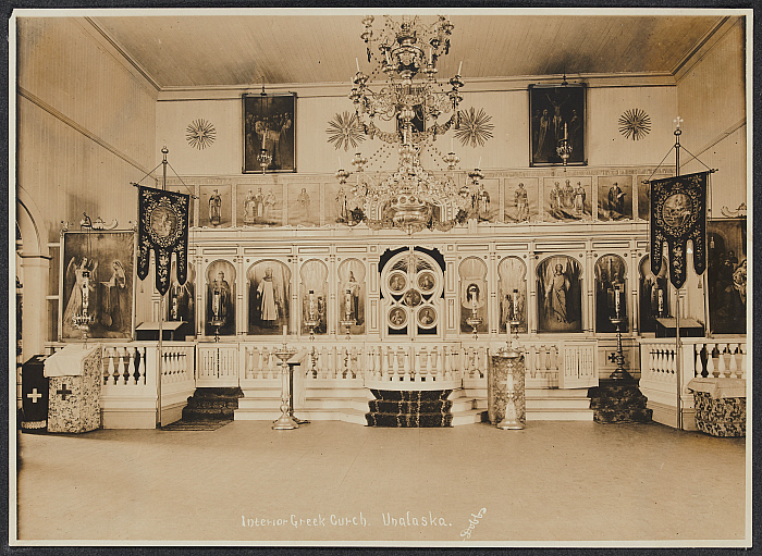 Interior of a Greek Church, Unalaska