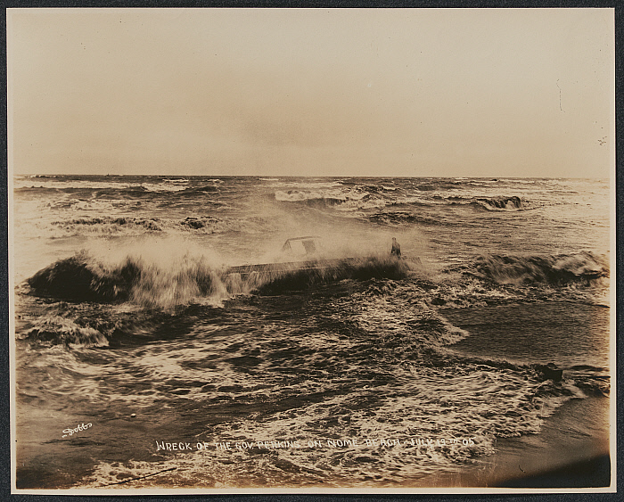 Wreck of The Gov. Perkins on Nome Beach