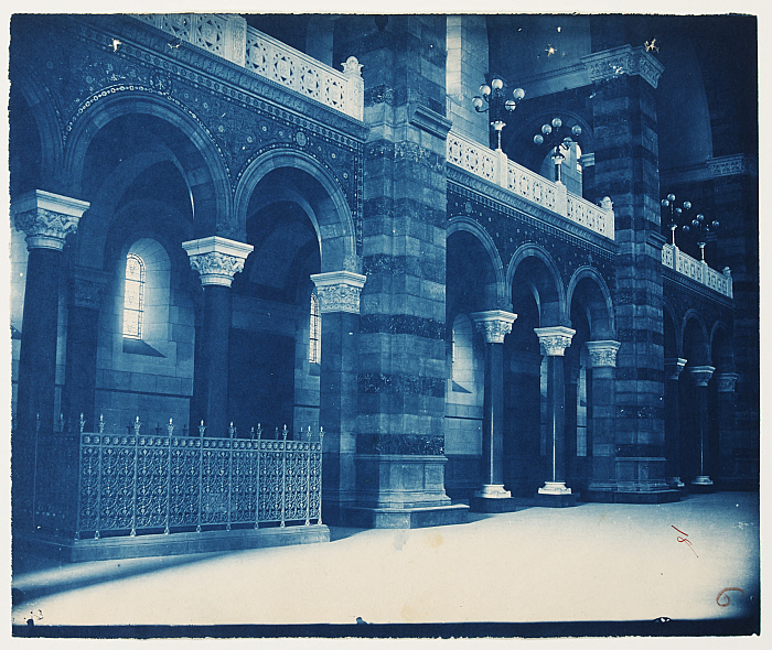 Arches and Columns Lining the Cathedral