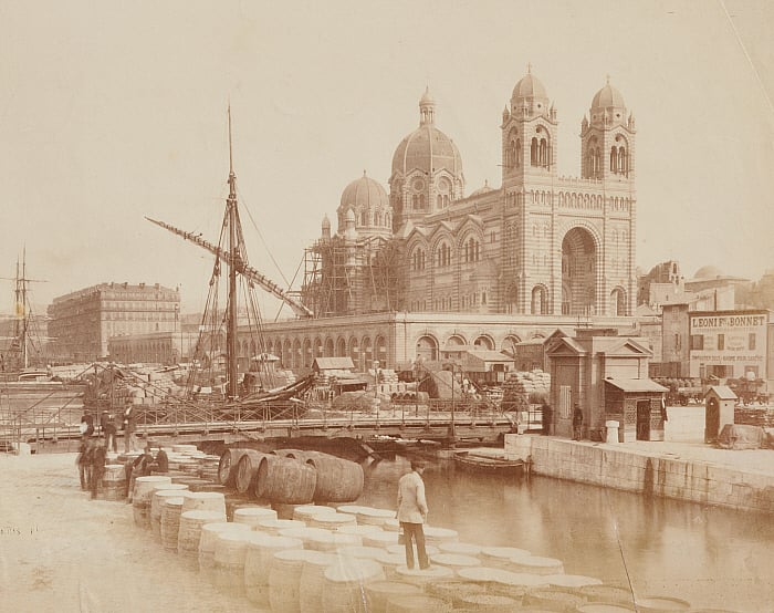 View of Cathedral and Ships from the Loading Dock