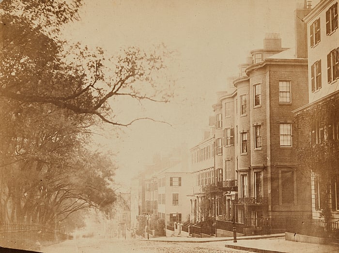 View of Beacon Street near the Park