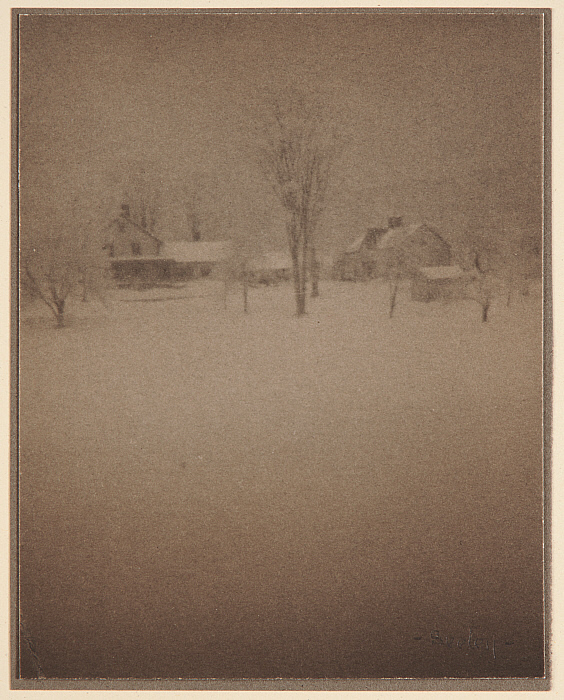 Farm House in Winter