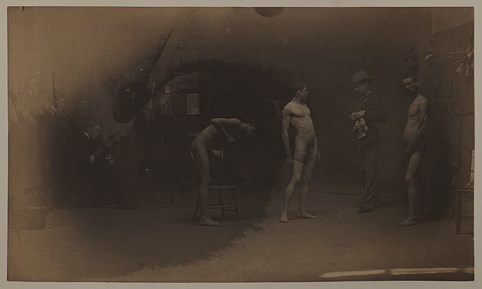 Studio Interior with Artists and Models, from The Grafly Album