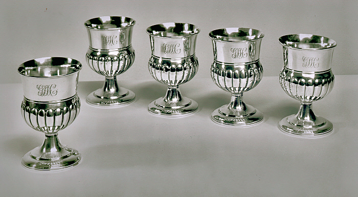Set of Five Goblets