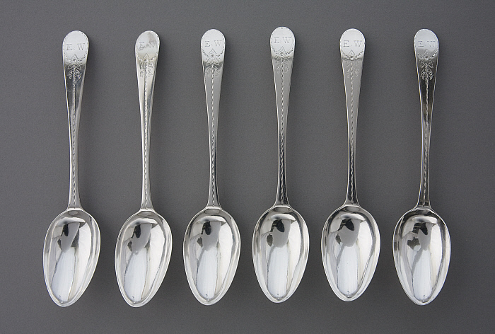 Set of Six Tablespoons Slider Image 1