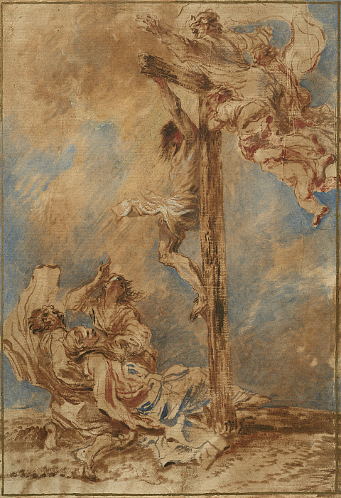 Crucifixion with the Virgin, Saints John and Mary Magdalene, and God the Father