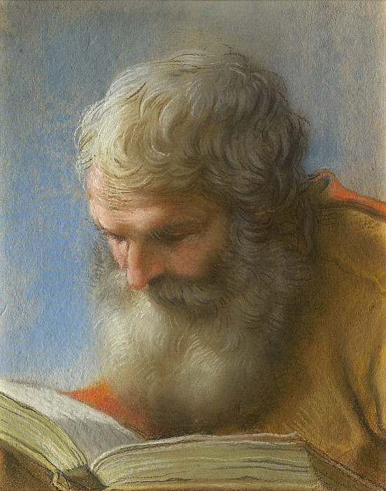 Head of an Apostle Reading