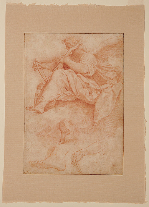 Studies of an Angel Playing a Viola da Gamba
